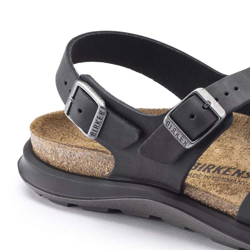 Birkenstock Sonora CT Womens Sz EU 37 US 6 Narrow Hiking Sandals Black Leather - Picture 6 of 6